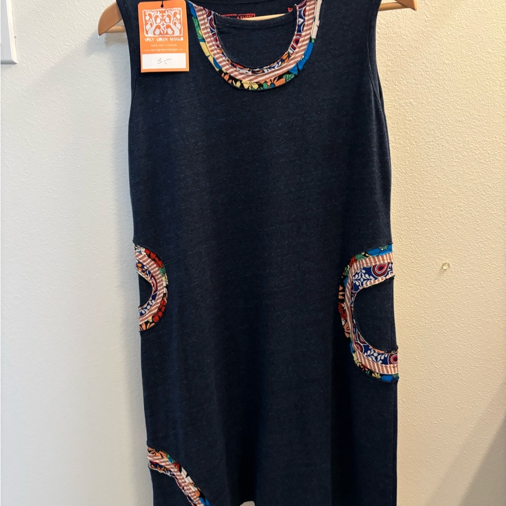 Colorful Patterned Women's Dress